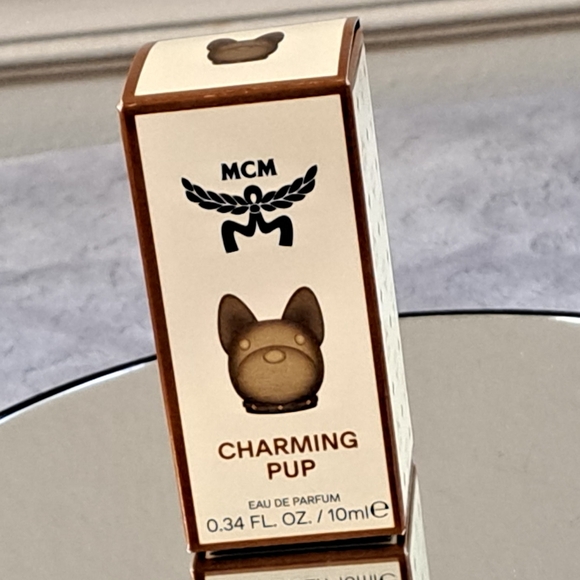 MCM Charming Pup Fragrance Box with Tan and Black Accents - Picture 4 of 5